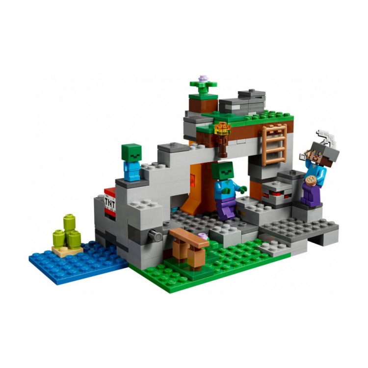 LEGO Minecraft jaskyňa so zombíkmi 